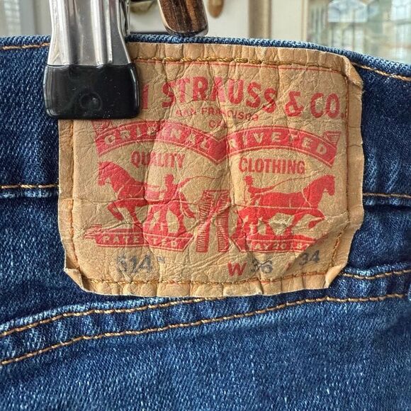 Levi’s 514 Straight Leg Jeans 36 x 33 - Picture 4 of 8